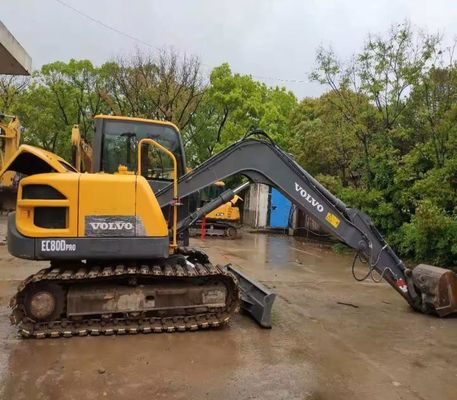 Used VOLVO EC80D excavator with low price and good quality original design