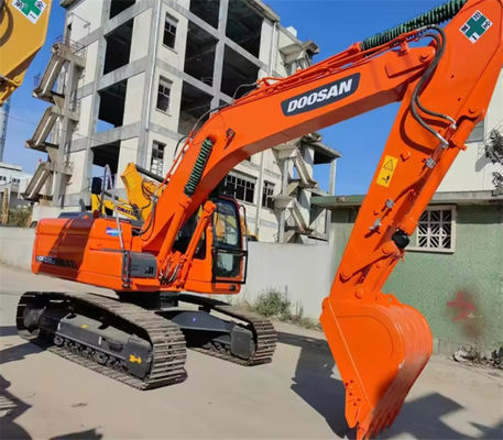 Orange Used Wheel Excavator DX225LC Doosan Backhoe Used Excavator