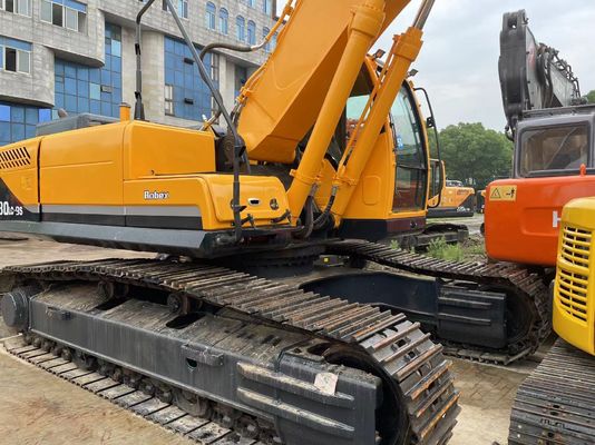 Cummins Engine Excavator Digger Hyundai  220-9s 5-10 Meters Dumping Height Good Condition 50 Tons Operating Weight