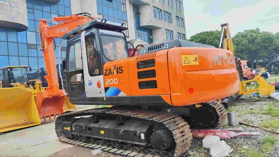 Good condition  19400KG Orange Second-hand  Hitachi Excavator Zx200 with ISUZU AA-6BGIT Engine