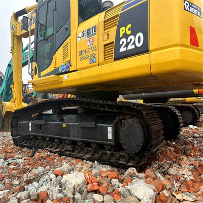 Japan Used Komatsu PC220 2-8 Medium Excavator 22ton Second Hand Komatsu Earth Moving Digger Construction Machine