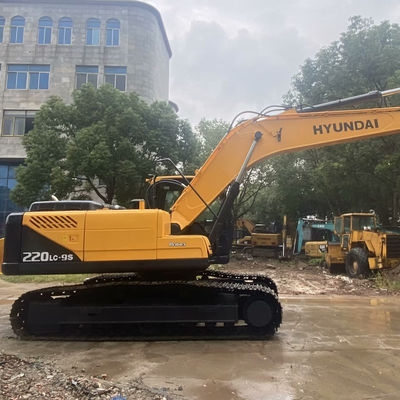 Used Yellow  2020 Original Hyundai 220lc-9s Crawler Excavator Digger