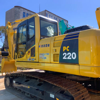 Used Japan KOMATSU PC220-8 Komatsu 20 Ton Excavator 6920mm Digging Depth