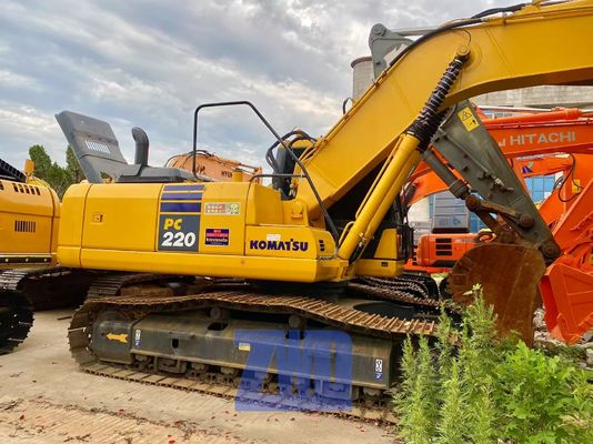 Used Komatsu PC220 22TON Excavator 22ton Construction Machine with Engine and Gear Core Components