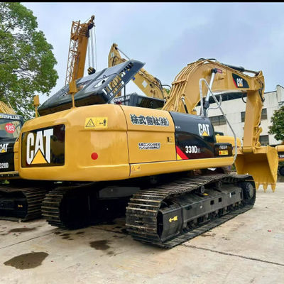 China Second Hand CAT 330D 330DL Mini Hydraulic Crawler Excavator 1.4m3 30Tons Digger Caterpillar Mini Digging Machine