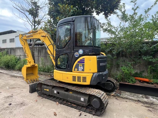 Used Original Mini 5.5 Ton for Komatsu PC55 Small Excavator Japan with Core Components Engine Motor Pump
