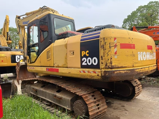 Second Hand Komatsu Pc200 Machinery Hydraulic Backhoe Crawler 20tons Mini Used komatsu Excavators