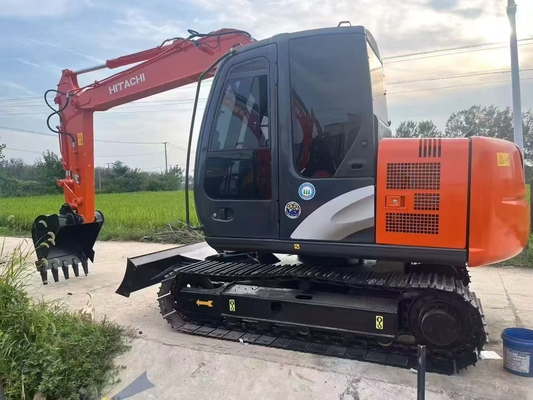 7ton class short operating time stable performance secondhand Hitachi ZX70 excavator