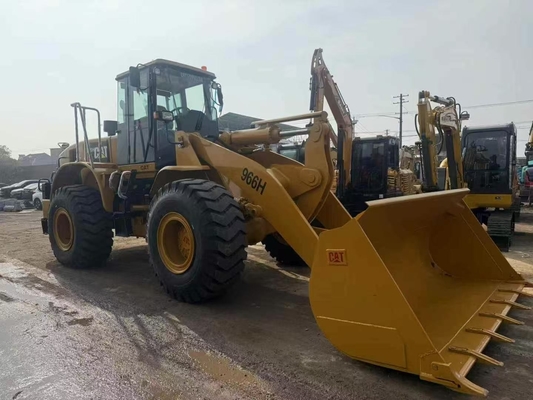 90% New Used Japanese Original Caterpillar 966H Wheel Loader Rated Load 6Tons High Quality Engineering Earthmoving Machinery