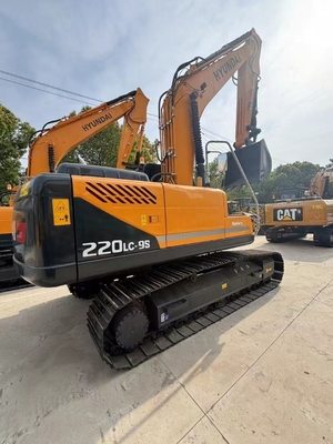 Hyundai 220LC-9S crawler hydraulic excavator original gears and pump in good condition, low hour digging force and strong
