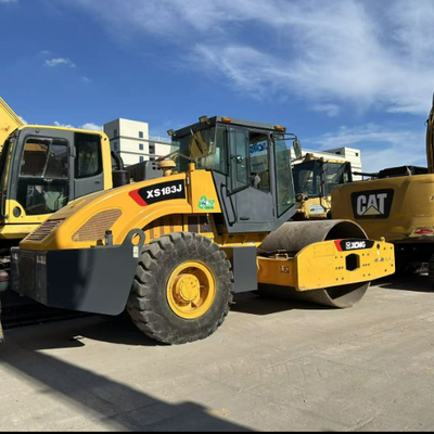 55.4kW Rated Power Single Drum Asphalt Roller for Precise Paving in Yellow