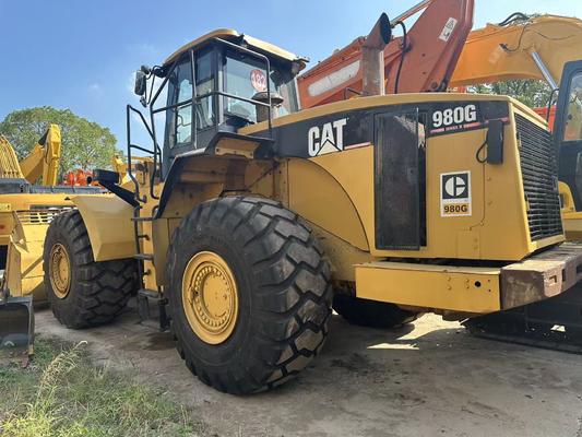 Caterpillar 980G wheel loader imported from Japan for sale at a low price. Front loader mobile machinery 980 966