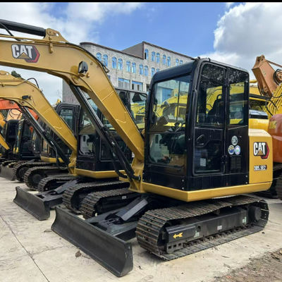 Original Caterpillar 305.5E2 Mini Excavator 5.5Ton Operating Weight Yanmar Engine
