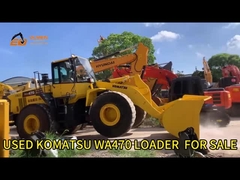 Japan Famous Brand Komatsu Good Condition Used Komatsu Wheel Loader Komatsu Wa 470 Used Loader