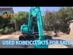Four Stroke Excavator Second Hand Kobelco SK210LC Reconditioned